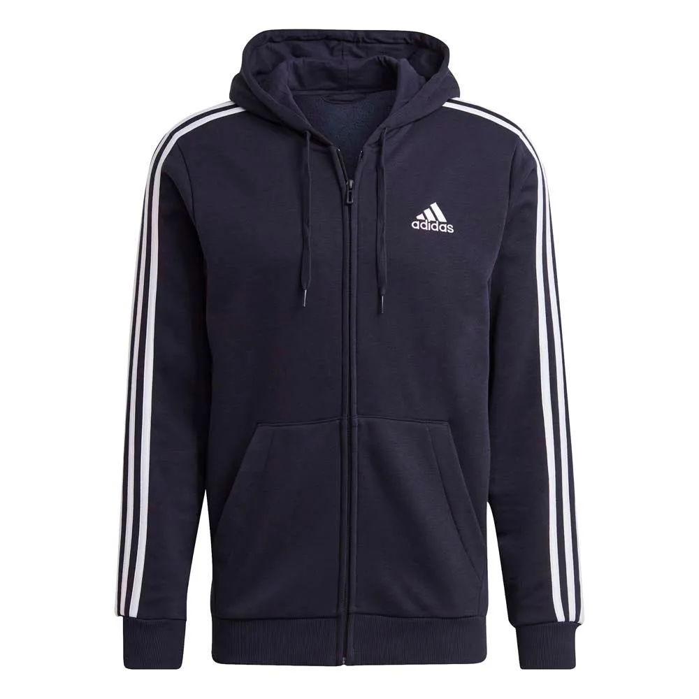 ADIDAS 3STRIPES FLEECE FULL ZIP HOODIE
