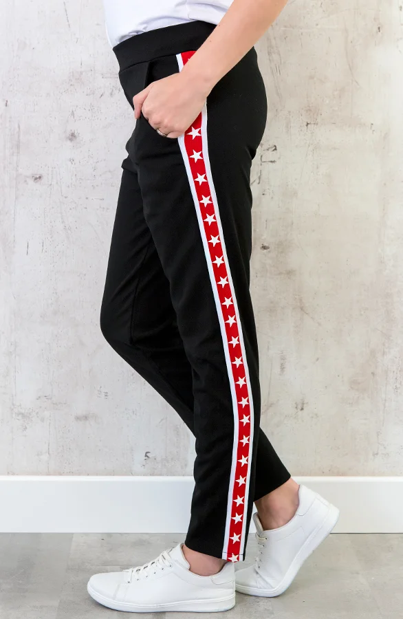 Bies Broek Sterren Zwart