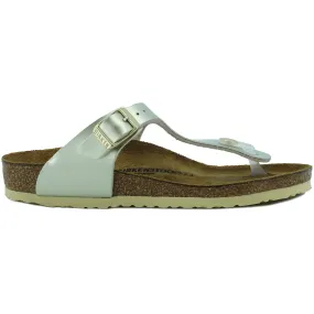 Birkenstock 1015593 Slipper Gizeh Electric Metallic Gold Narrow