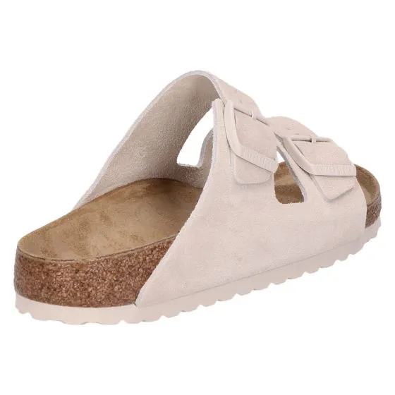 Birkenstock Arizona NARROW antique white suede