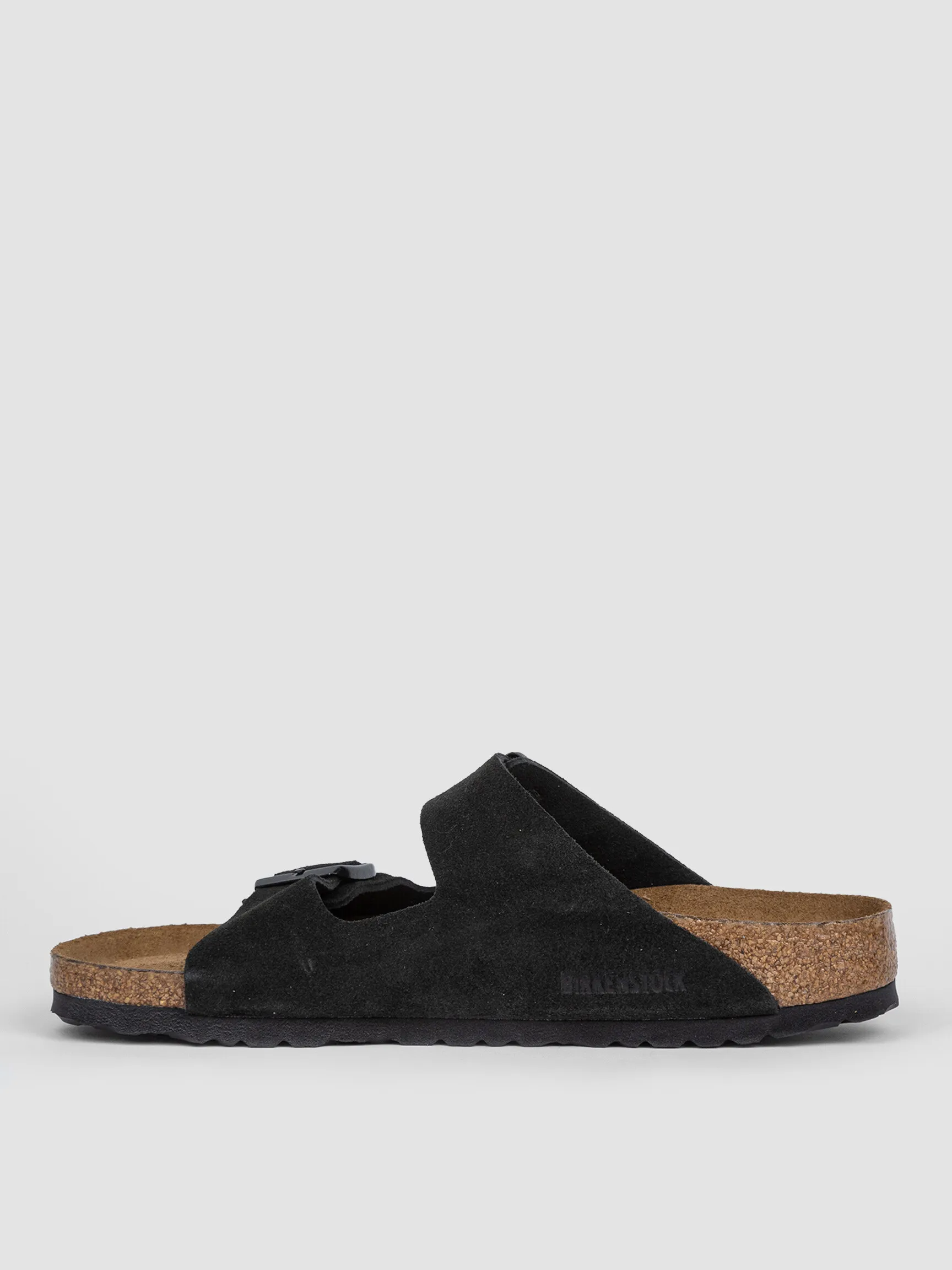 Birkenstock Arizona, suède big buckle slippers