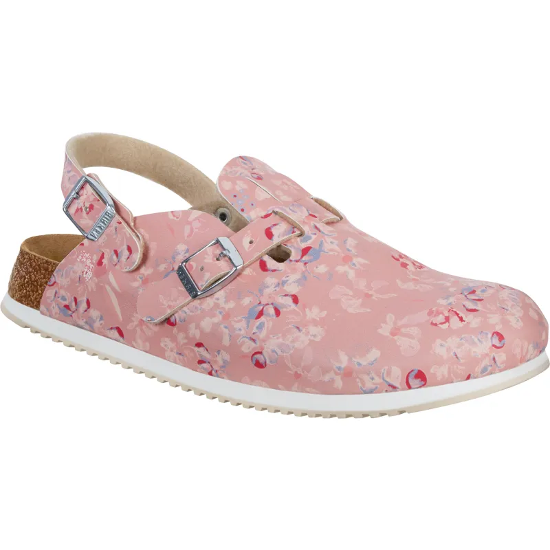 Birkenstock Dames Muil Kay SL 54291 Roze Bloemenveld