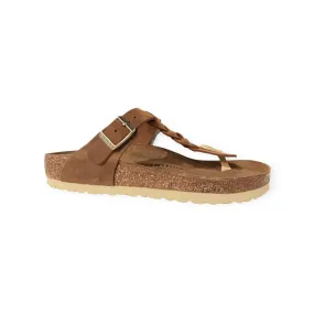 Birkenstock Gizeh  Braided Teenslippers Breed 1021355 Cognac