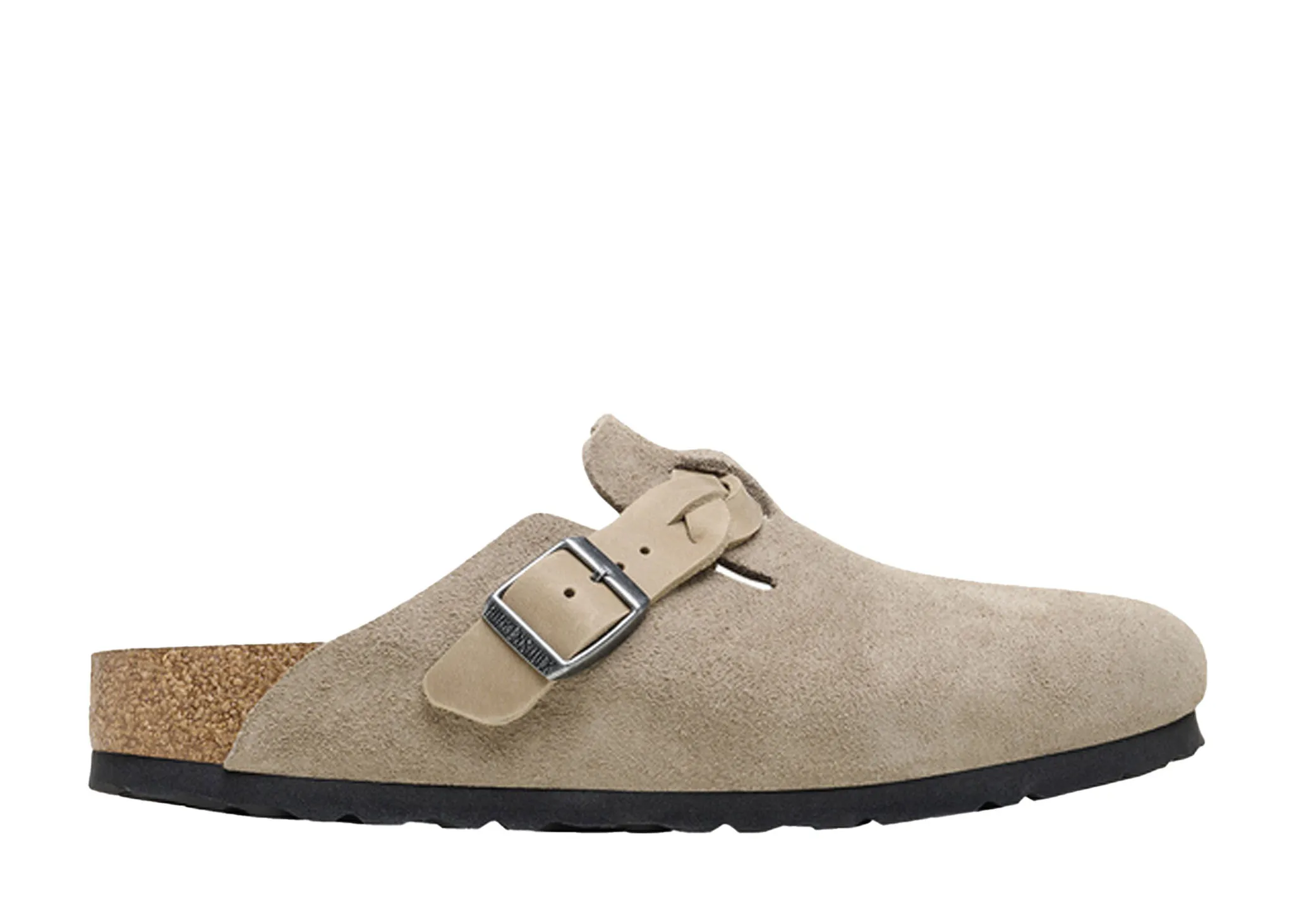Birkenstock Muiltje Boston Braided  1026694 Taupe