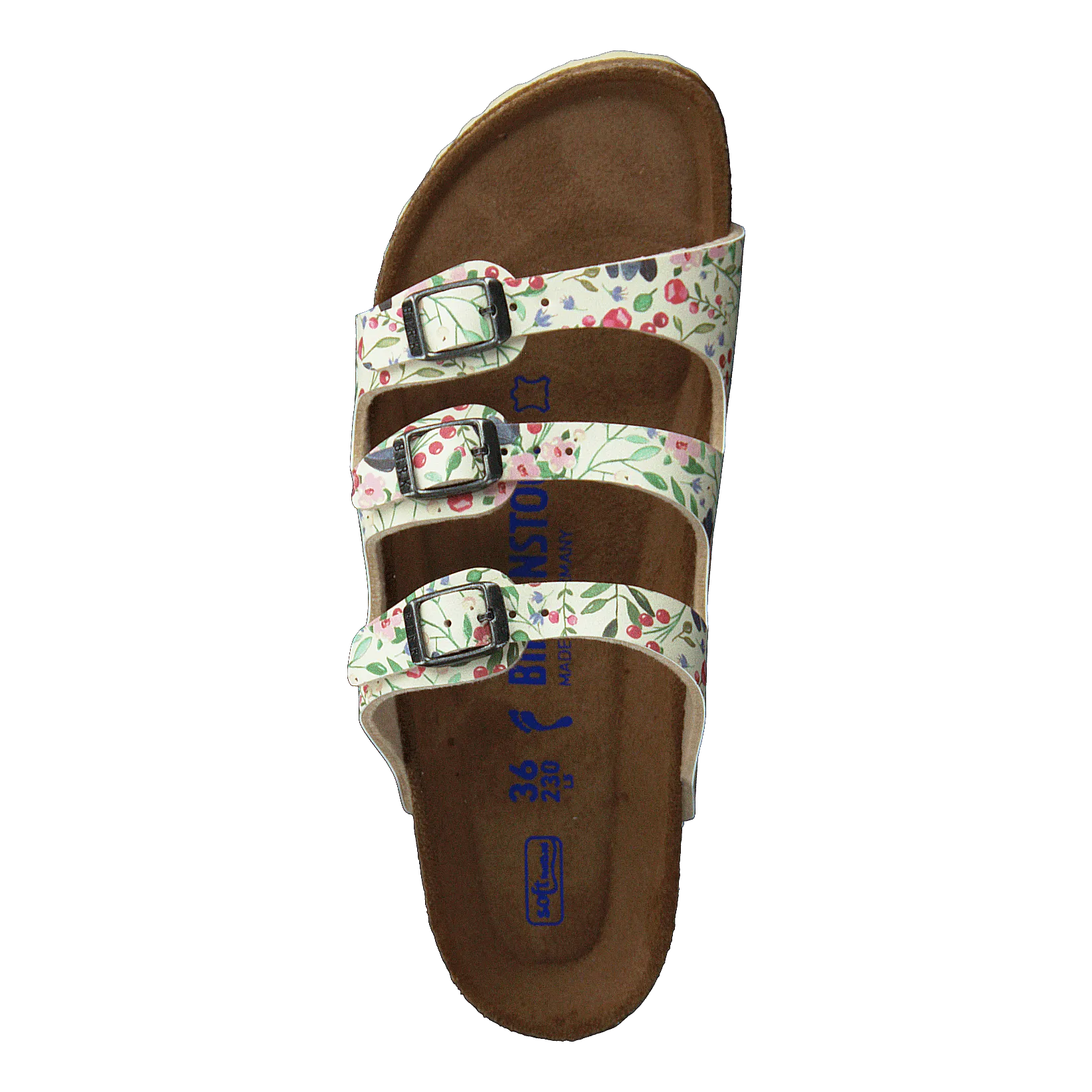 Birkenstock schoenen Florida Narrow Meadow Flowers Beige