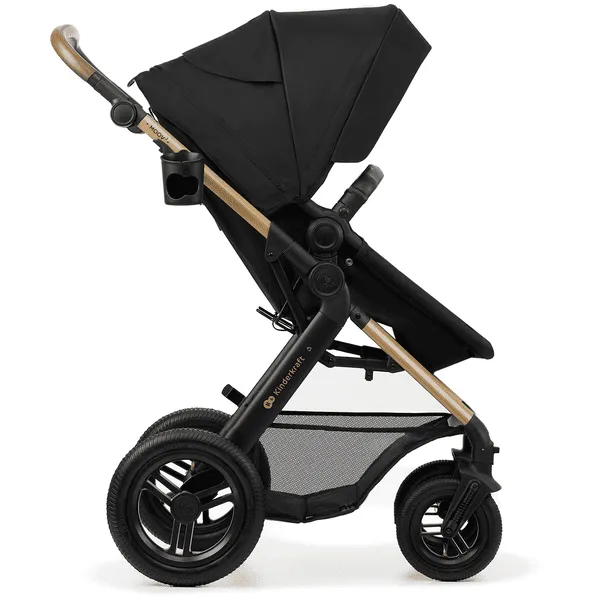 Kinderkraft 3 in 1 MOOV 2 Air Pure kinderwagen Black 