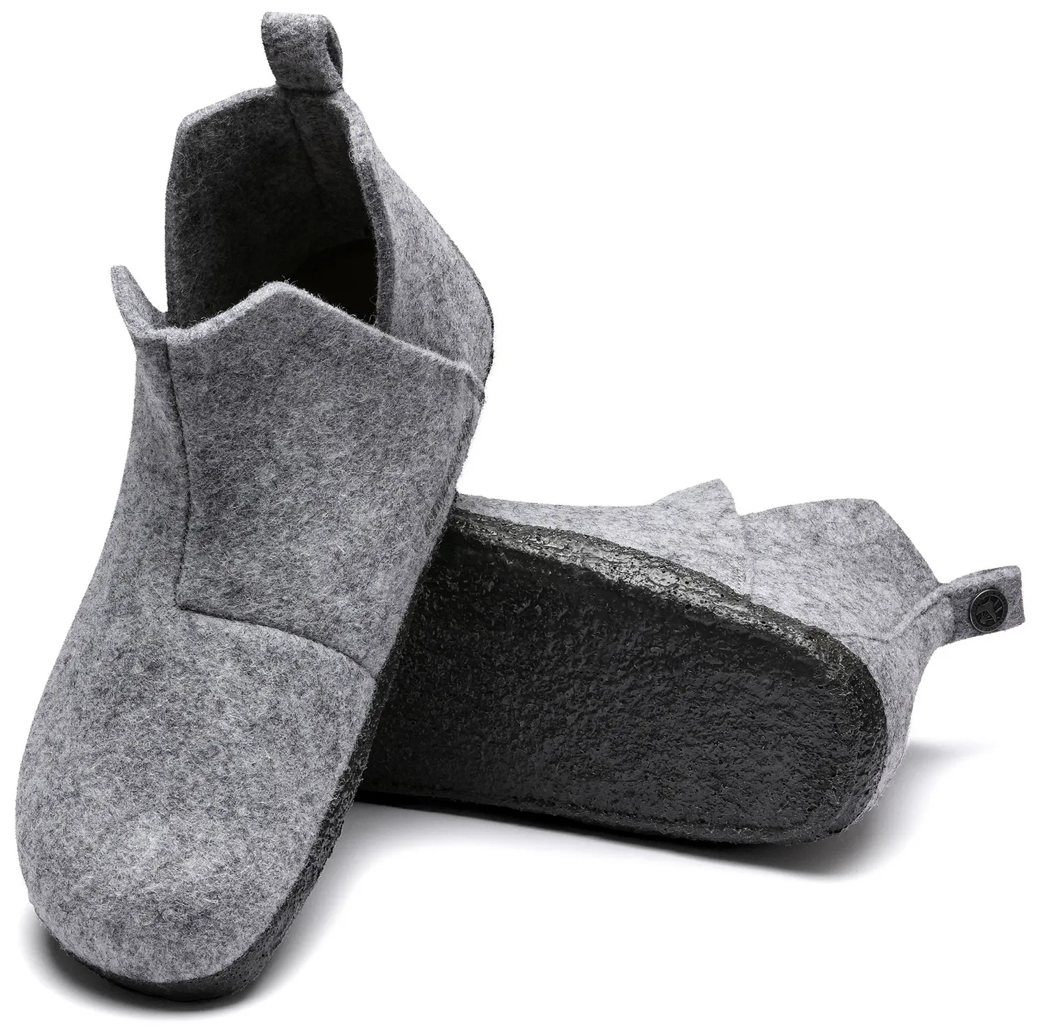 Pantoffel Birkenstock Unisex Andermatt Standard Wool Felt Light Gray Regular