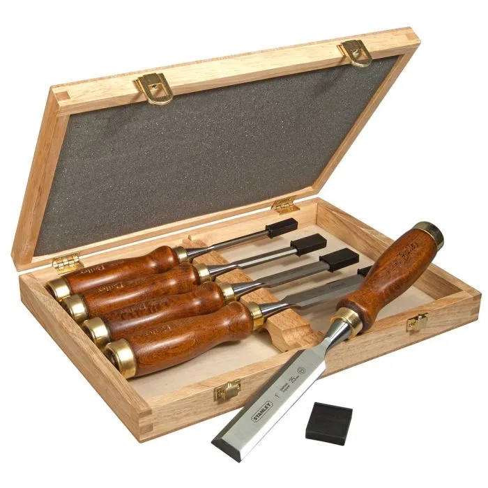STANLEY HOUTBEITELSET BAILEY 5DELIG HOUTEN KIST 216217