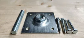 Verzonken stelplaat M20